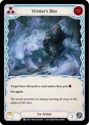 Winter's Bite (Blue) (LXI025) - Blitz Deck: Tales of Aria - Lexi