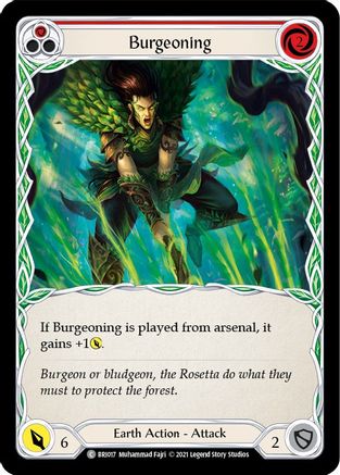 Burgeoning (Red) (BRI017) - Blitz Deck: Tales of Aria - Briar