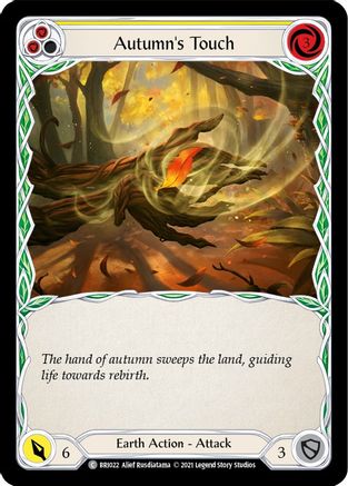 Autumn's Touch (Yellow) (BRI022) - Blitz Deck: Tales of Aria - Briar