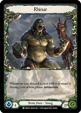 Rhinar - HER054 (HER054) - Flesh and Blood: Promo Cards Cold Foil