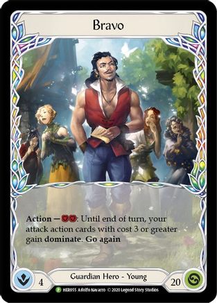 Bravo - HER055 (HER055) - Flesh and Blood: Promo Cards Cold Foil