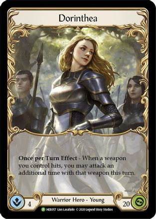 Dorinthea - HER057 (HER057) - Flesh and Blood: Promo Cards Cold Foil