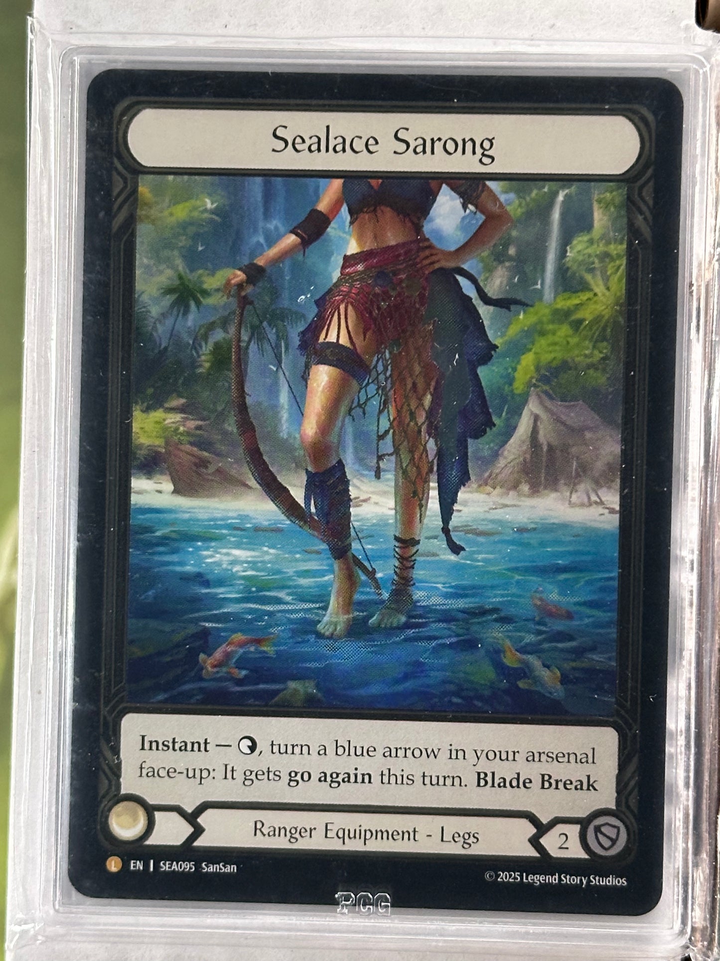 Sealace Sarong Cold Foil 9.5 Graded Slim Slab