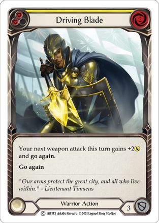 Driving Blade (Yellow) (1HP172) - History Pack Vol.1