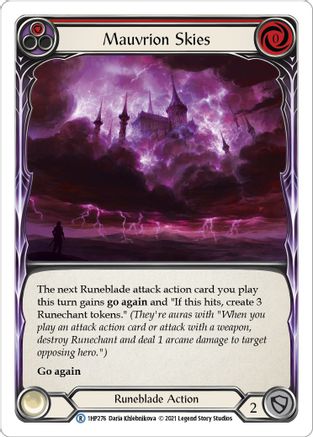 Mauvrion Skies (Red) (1HP276) - History Pack Vol.1