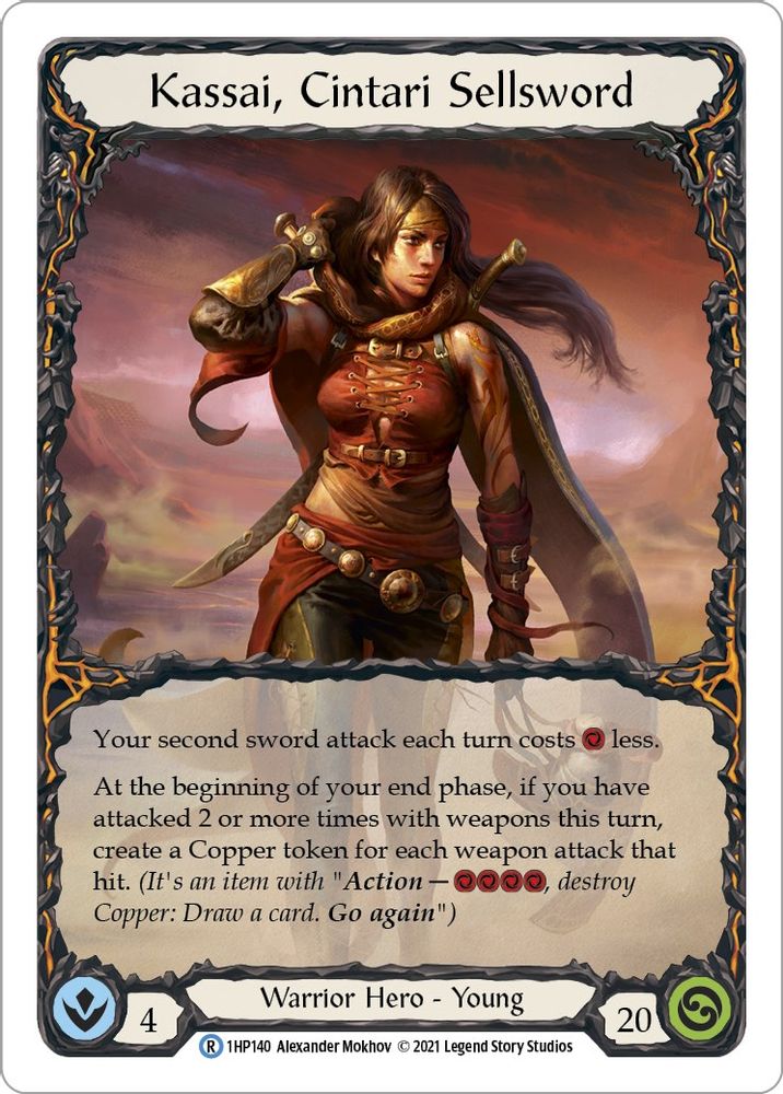 Kassai, Cintari Sellsword (1HP140)