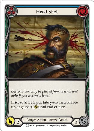 Head Shot (Blue) (1HP242) - History Pack Vol.1