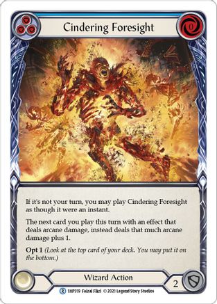 Cindering Foresight (Blue) (1HP319) - History Pack Vol.1