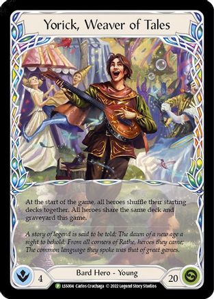 Yorick, Weaver of Tales - LSS004 (LSS004) - Flesh and Blood: Promo Cards Cold Foil