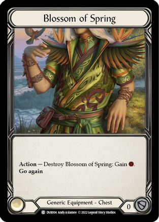 Blossom of Spring (Dorinthea) (DVR004) - Classic Battles: Rhinar vs Dorinthea Rainbow Foil