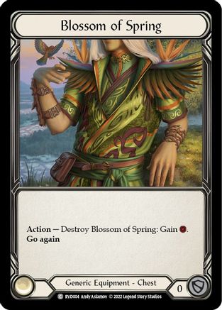 Blossom of Spring (Rhinar) (RVD004) - Classic Battles: Rhinar vs Dorinthea Rainbow Foil