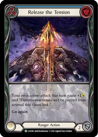 Release the Tension (Blue) - LGS098 (LGS098) - Flesh and Blood: Promo Cards Rainbow Foil