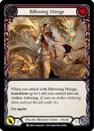 Billowing Mirage (Red) (UPR018) - Uprising Rainbow Foil