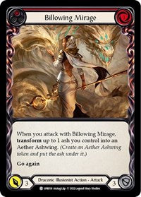 Billowing Mirage (Red) Rainbow Foil