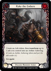 Rake the Embers (Blue) Rainbow Foil