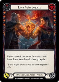 Lava Vein Loyalty (Red) Rainbow Foil