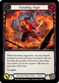 Mounting Anger (Red) Rainbow Foil