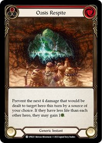 Oasis Respite (Red) Rainbow Foil