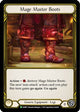 Mage Master Boots (Golden) - FAB067 (FAB067)  Cold Foil