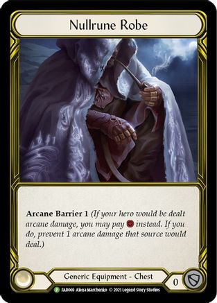 Nullrune Robe (Golden) - FAB069 (FAB069) - Flesh and Blood: Promo Cards Cold Foil