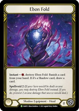 Ebon Fold (Golden) - FAB072 (FAB072) - Flesh and Blood: Promo Cards Cold Foil