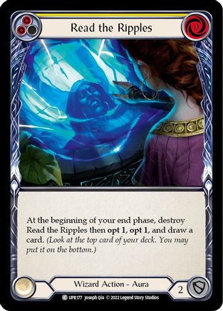 Read the Ripples (Yellow) (UPR177) - Uprising Rainbow Foil