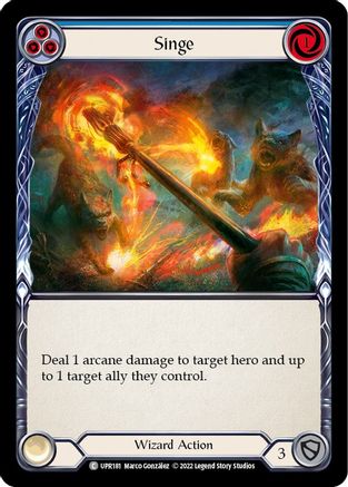 Singe (Blue) (UPR181) - Uprising Rainbow Foil