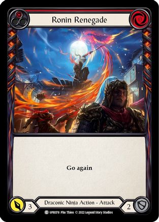 Ronin Renegade (Red) (UPR078) - Uprising Rainbow Foil