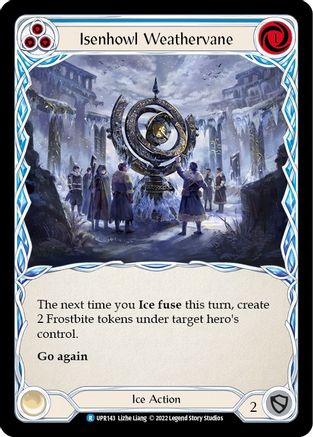 Isenhowl Weathervane (Blue) (UPR143) - Uprising Rainbow Foil