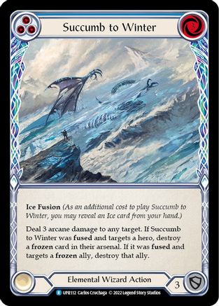 Succumb to Winter (Blue) (UPR112) - Uprising