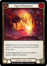 Sigil of Protection (Blue) Rainbow Foil