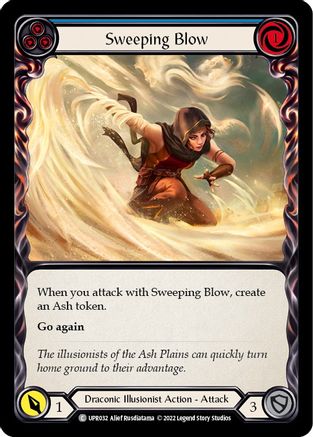 Sweeping Blow (Blue) (UPR032) - Uprising Rainbow Foil