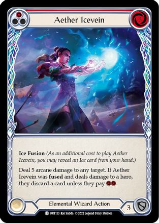 Aether Icevein (Red) (UPR113) - Uprising Rainbow Foil