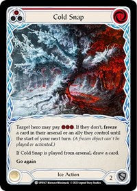 Cold Snap (Red) Rainbow Foil