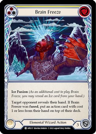 Brain Freeze (Yellow) (UPR117) - Uprising Rainbow Foil