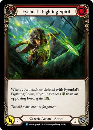 Fyendal's Fighting Spirit (Red) (UPR194) - Uprising Rainbow Foil