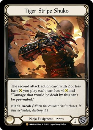 Tiger Stripe Shuko (UPR158) - Uprising Rainbow Foil
