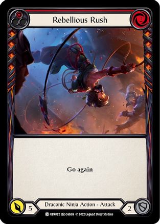 Rebellious Rush (Red) (UPR072) - Uprising Rainbow Foil