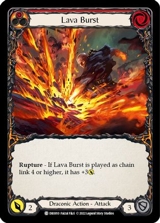 Lava Burst (DRO010) - Blitz Deck: Uprising - Dromai