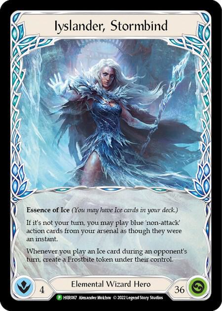 Iyslander, Stormbind Rainbow Foil Promo