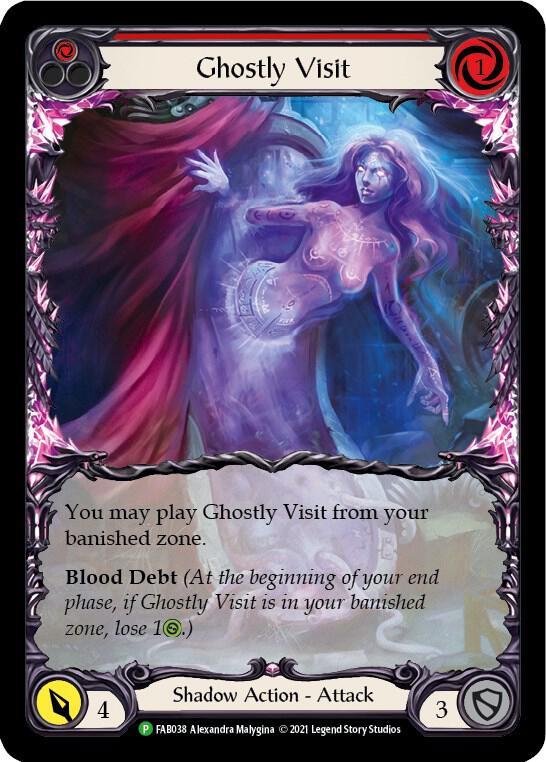 Ghostly Visit (Red) Rainbow Foil Promo