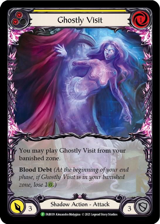 Ghostly Visit (Yellow) Rainbow Foil Promo