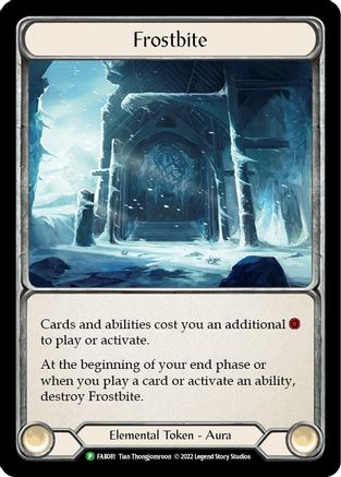 Frostbite - FAB081 (FAB081) - Flesh and Blood: Promo Cards Cold Foil