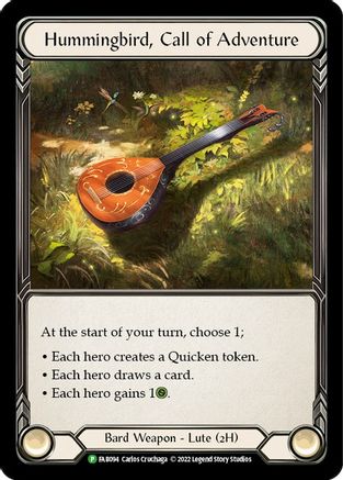 Hummingbird, Call of Adventure - FAB094 (FAB094) - Flesh and Blood: Promo Cards Cold Foil