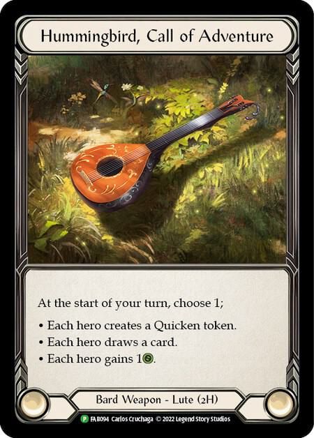 Hummingbird, Call of Adventure Cold Foil Promo