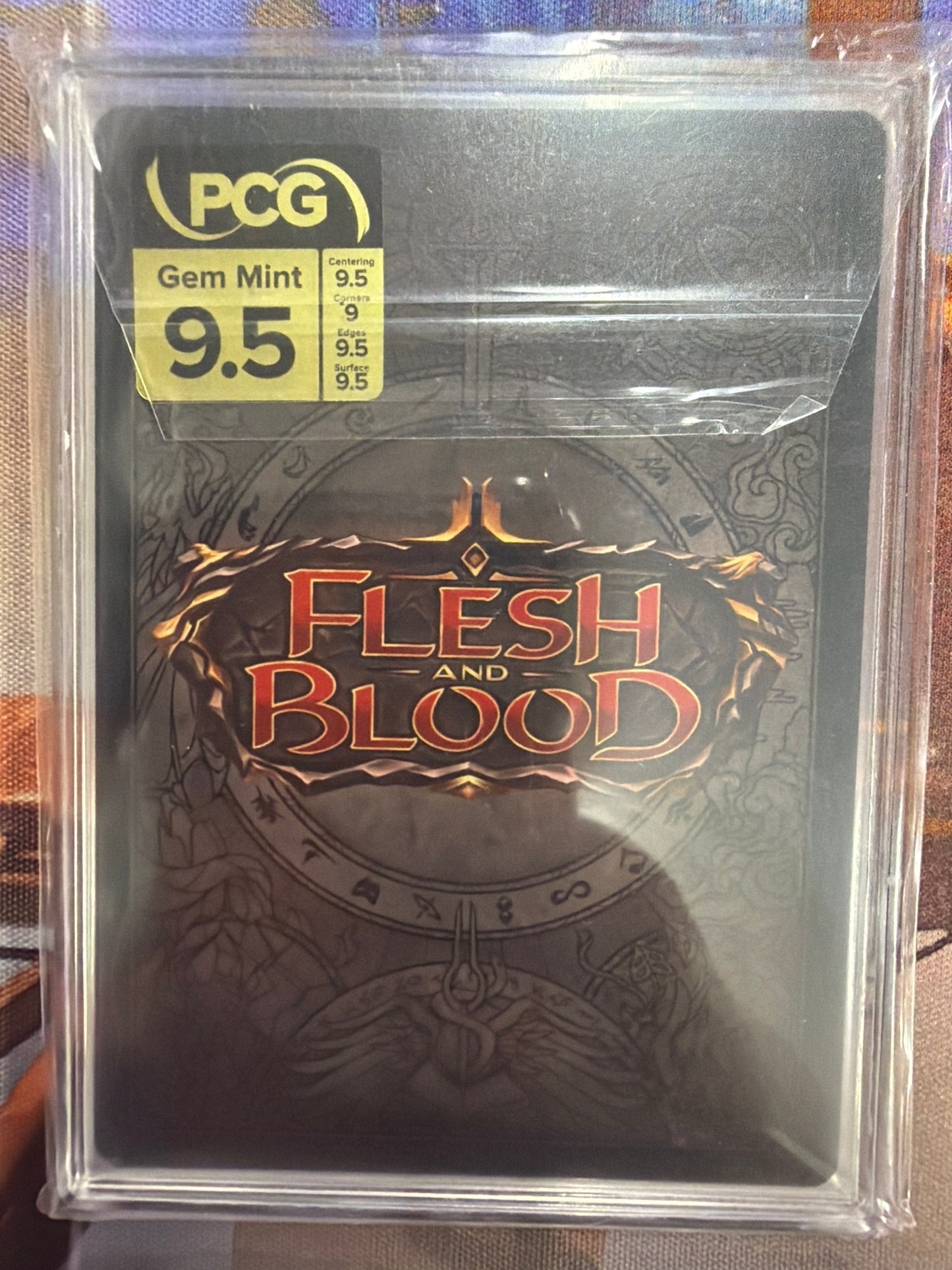 Tectonic Plating Cold Foil ALPHA Graded PCG Gem Mint 9.5