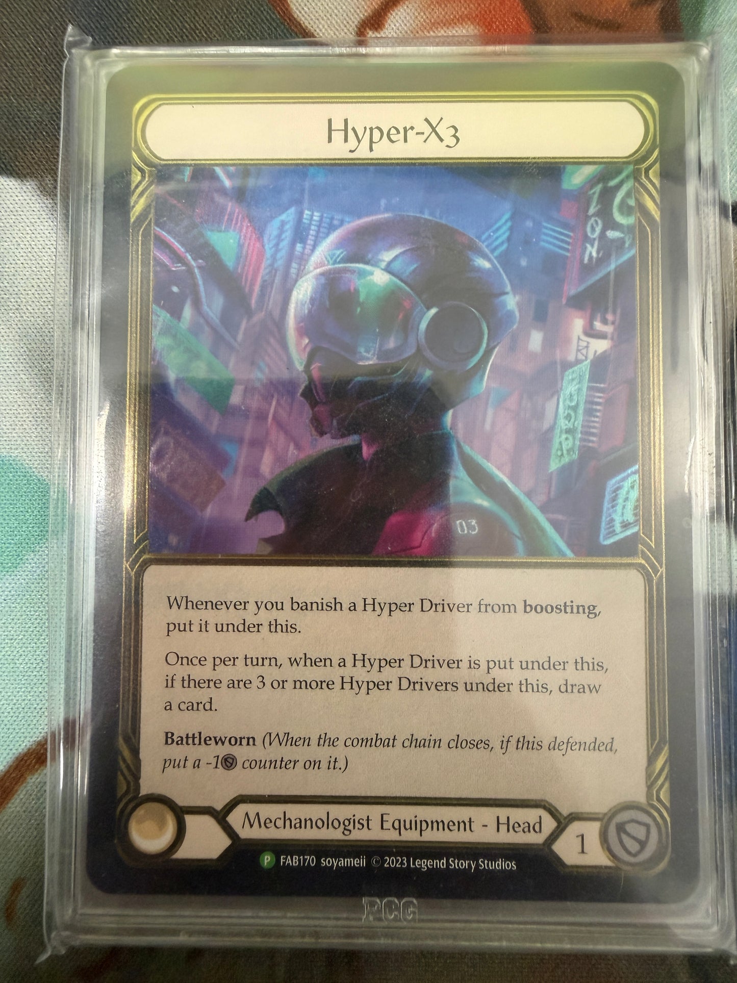 Hyper-X3 Gold Foil Gem Mint 9.5 PCG Graded