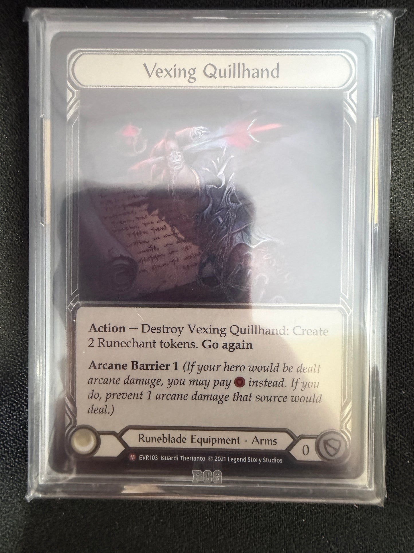 Vexing Quillhand Cold Foil Graded PCG Gem Mint 9.5