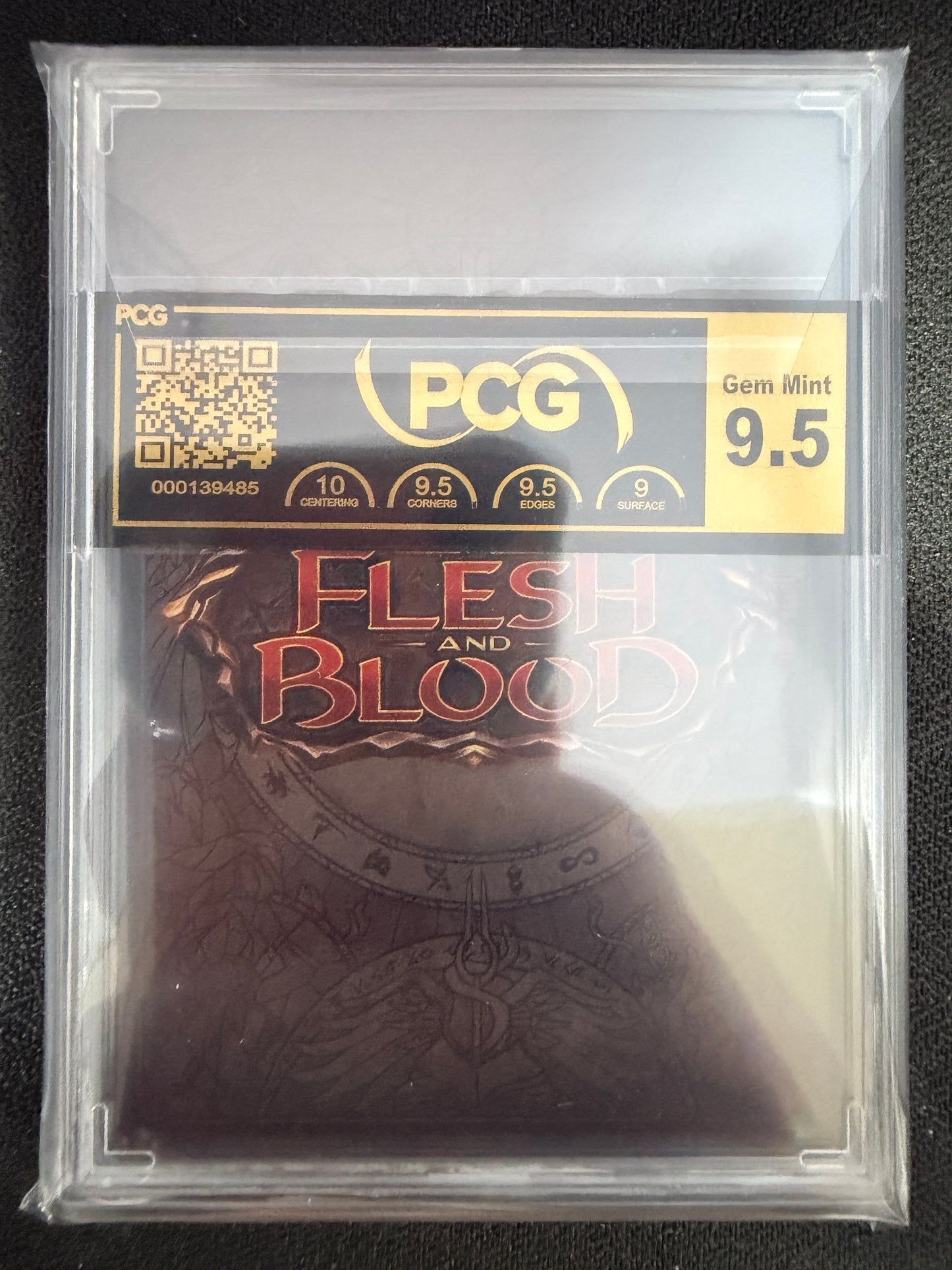 Blacktek Whisperers Cold Foil Graded PCG Gem Mint 9