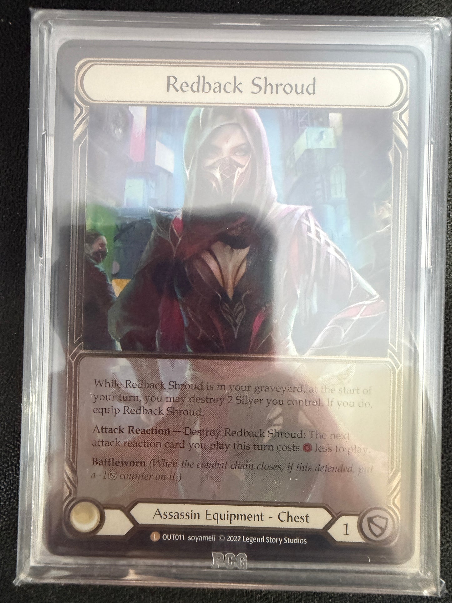 Redback Shroud EA Coldfoil Graded PCG Gem Mint 9